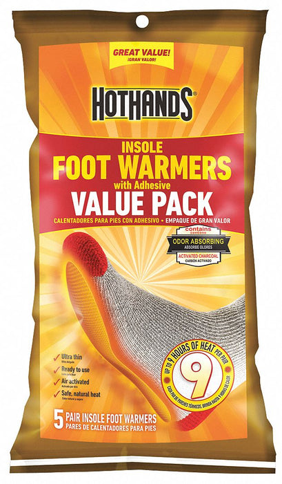 Foot Warmer 7-3/4 in x 2-3/4 in PK5