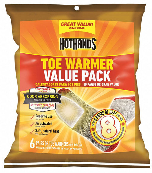 Toe Warmer 3-1/2in .x 2-3/4in. PK6