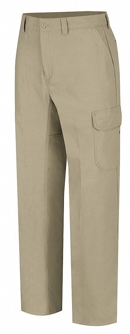 Work Pants Khaki Cotton/Polyester