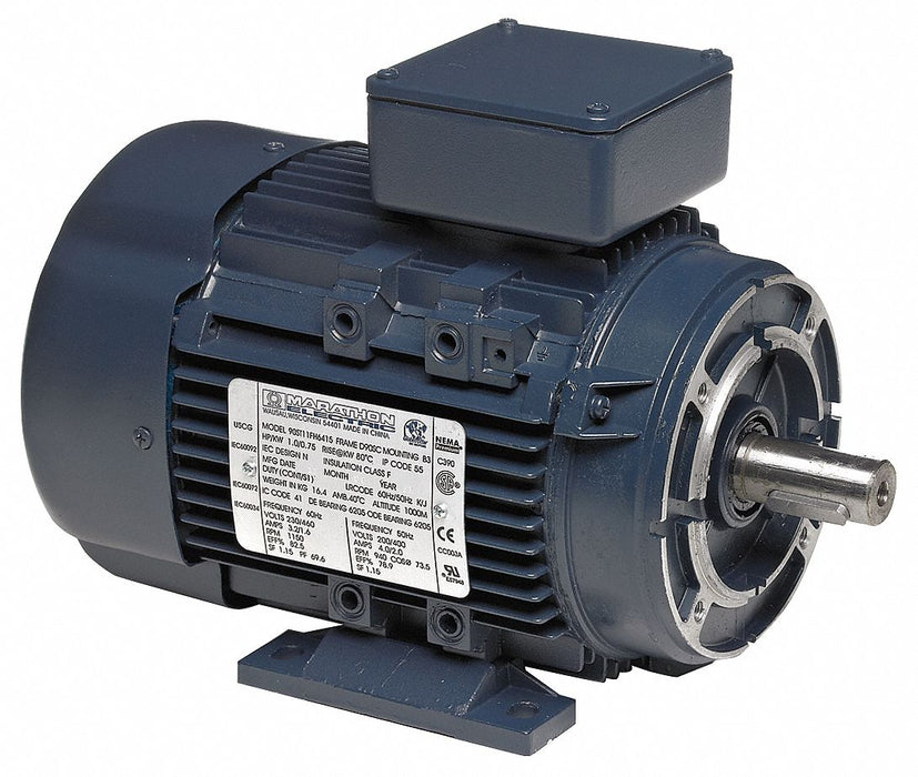 GP Motor 1 HP 1 740 RPM 230/460V AC 80C