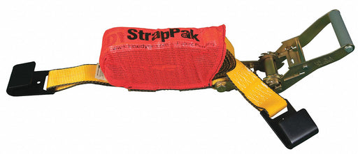Ratchet Strap Flat-Hook Yellow