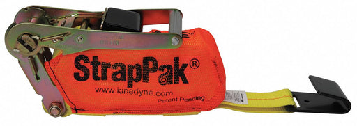 Ratchet Strap Flat-Hook Yellow