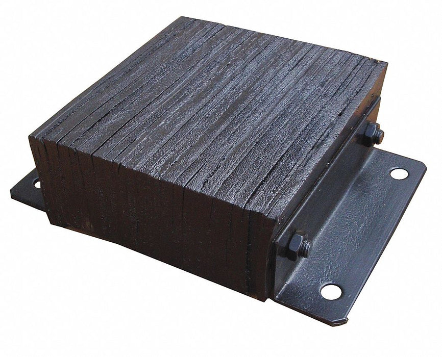 Dock Bumper 12x4-1/2x16 in Rubber