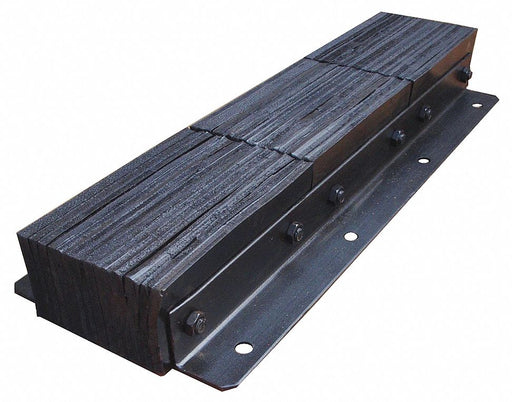 Dock Bumper 36x4-1/2x13 in Rubber