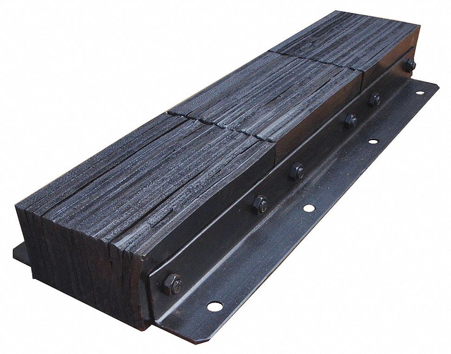 Dock Bumper 36x4-1/2x13 in Rubber