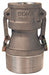 Cam and Groove Coupling 3  4 Aluminum