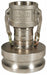Cam and Groove Adapter Size 2x3in 316 SS