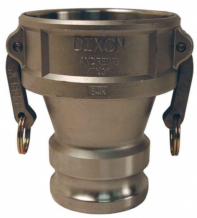 Cam and Groove Adapter 2  3 316 SS