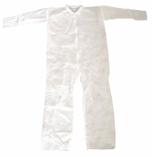 Hooded Coveralls White 2XL Straight PK25