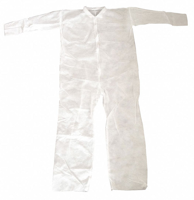 Hooded Coveralls White 2XL Straight PK25