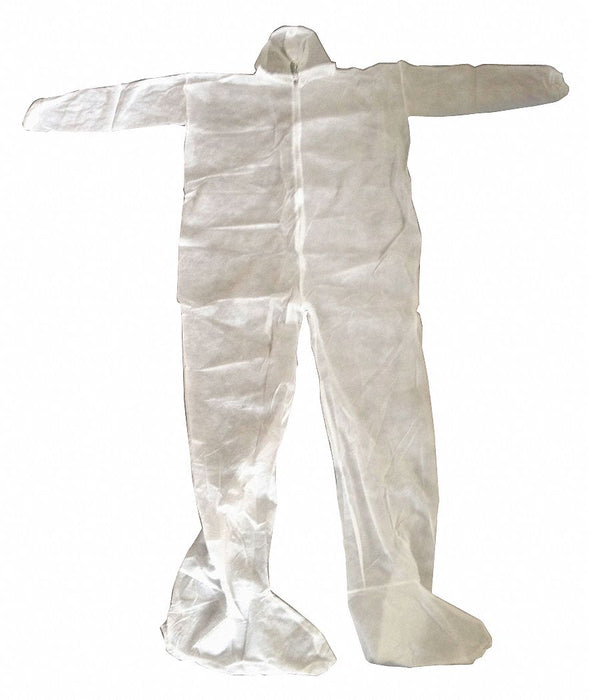 G6094 Coveralls L Wht Polypropylene PK25