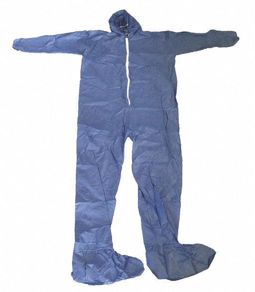 Coveralls L Blue Polypropylene PK25