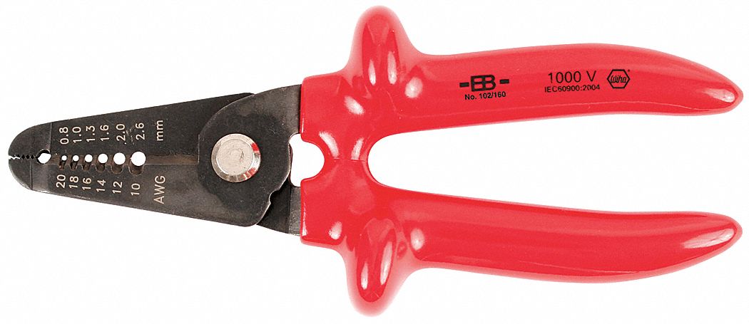 Wire Stripper 20 to 10 AWG 6-3/8 In