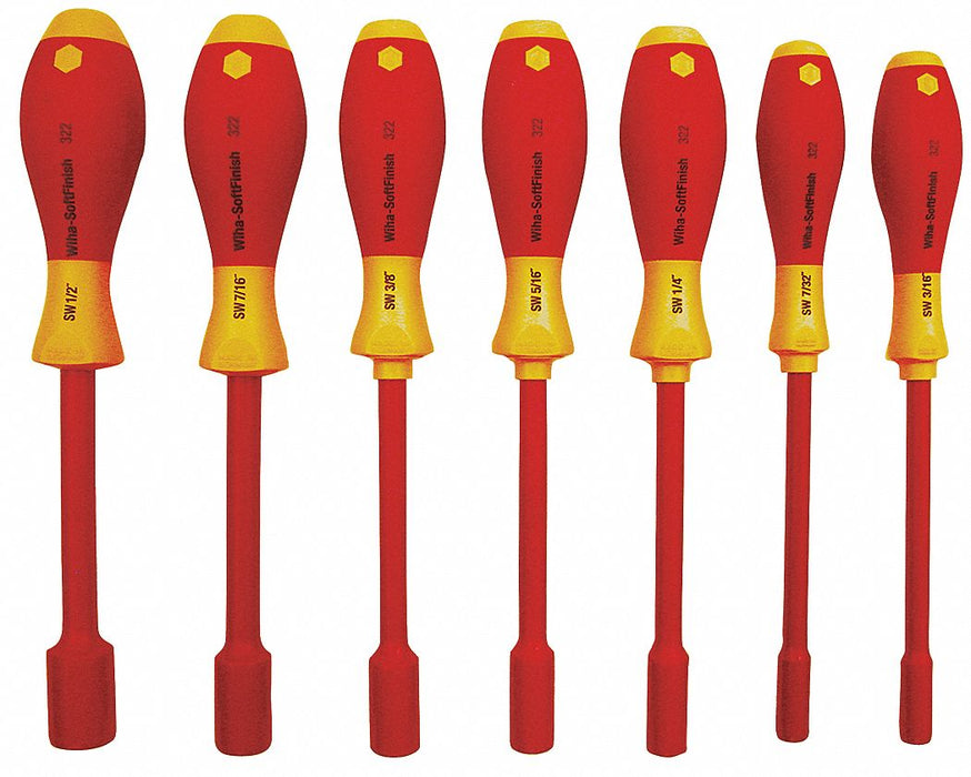 Solid Round Shank Nut Driver Set