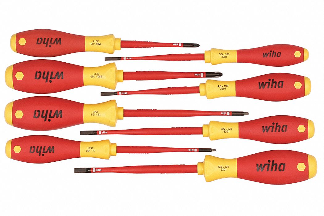 Insulated Screwdriver Set Metric 8 pcs