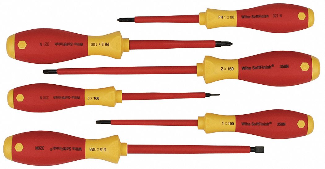 Insulated Screwdriver Set SAE 6 pcs