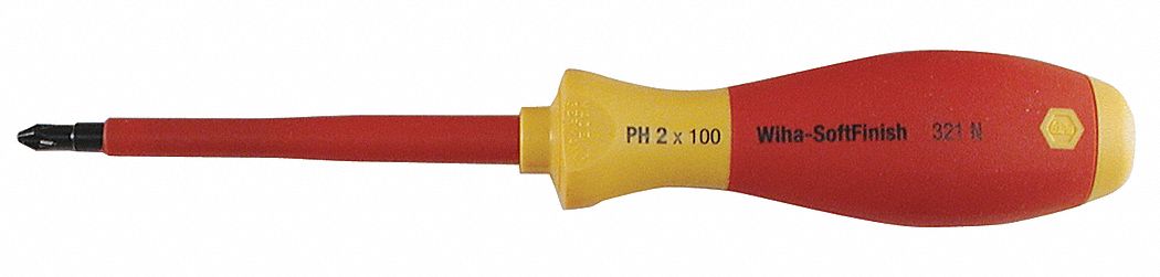 InsulScrewdriver Phillips #0 Red Round