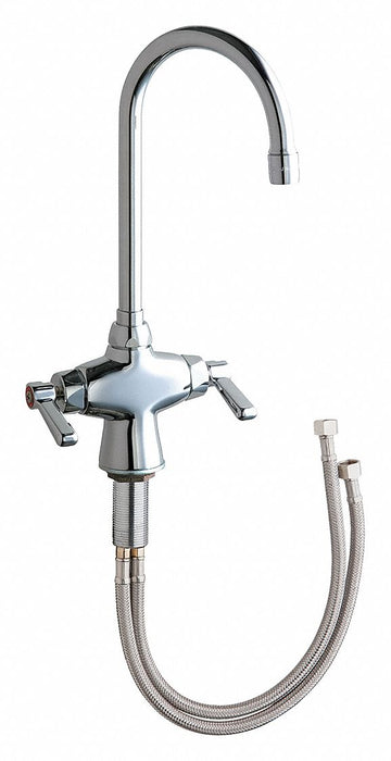 Gooseneck Chrome Chicago Faucets 2.2gpm