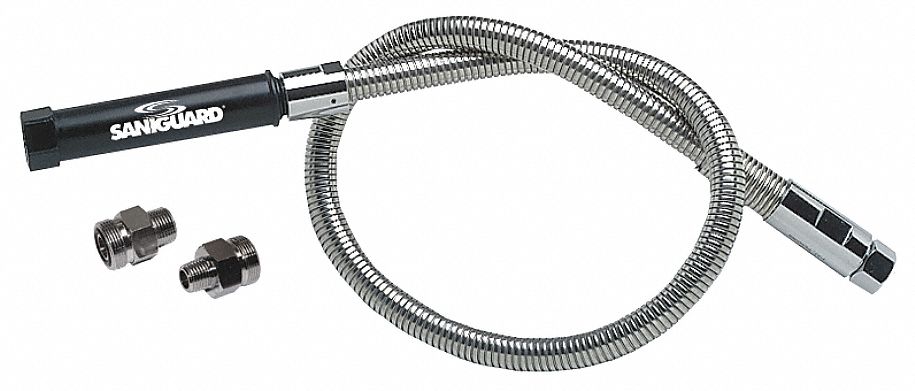 Pre-Rinse Hose w/Grip SS 3/4 -14