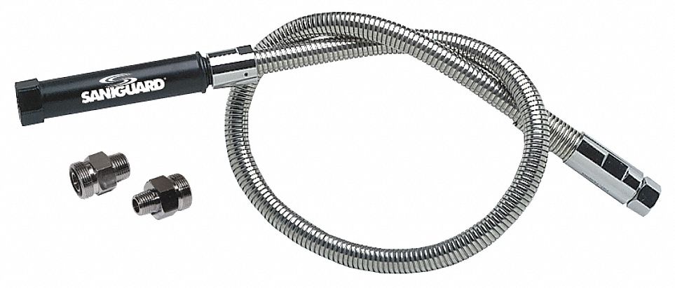 Pre-Rinse Hose w/Grip SS 3/4 -14