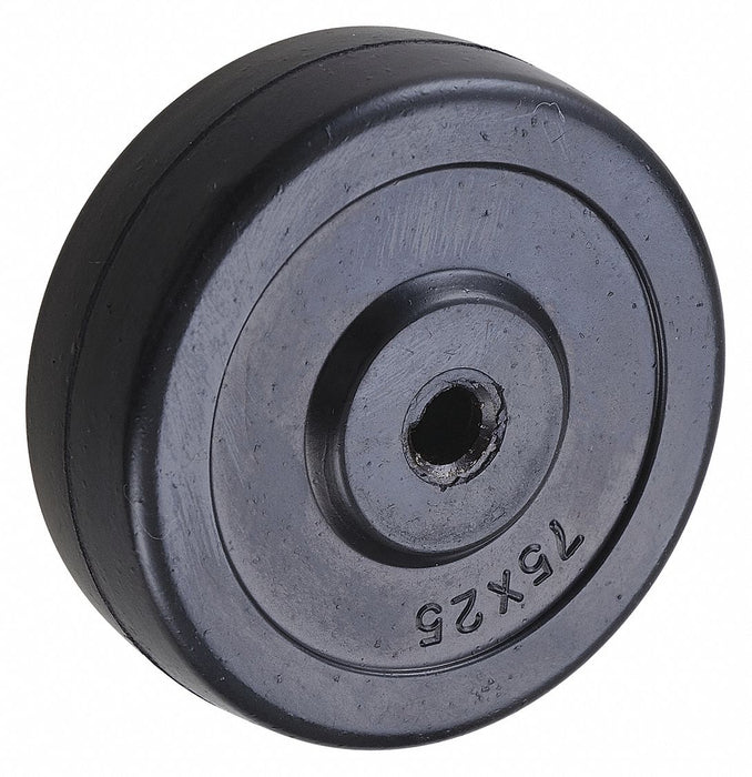 Caster Wheel 3 dia 125 lb Black