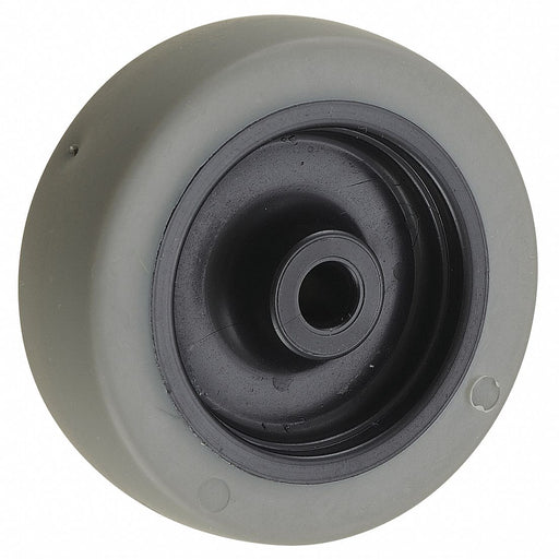 Caster Wheel 3 dia 125 lb Gray