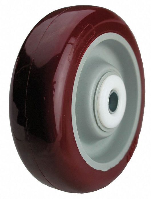 Caster Wheel 3 dia 210 lb Red