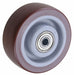 Caster Wheel 4 dia 375 lb Red