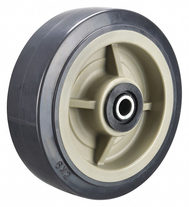 Caster Wheel 6 dia 900 lb Gray
