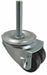 Low-Profile Easy-Turn Thread Stem Caster