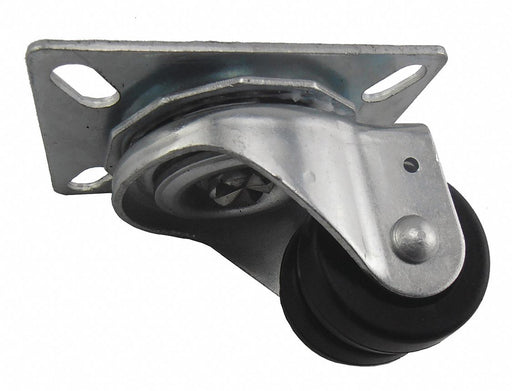 Plate Caster Swivel Rubber 2 15/16 H