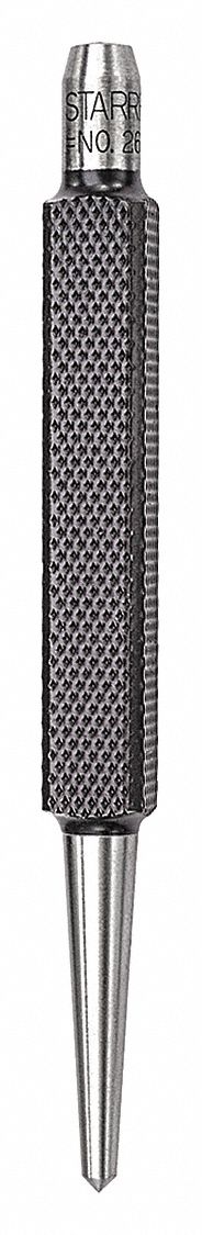 Center Punch Steel 4 L 1/8 dia.