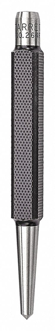 Center Punch Steel 4-1/2 L 3/16 dia.