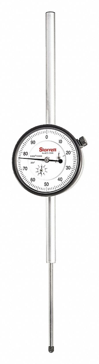 Dial Indicator AGD 3 Range 0 to 3.000 