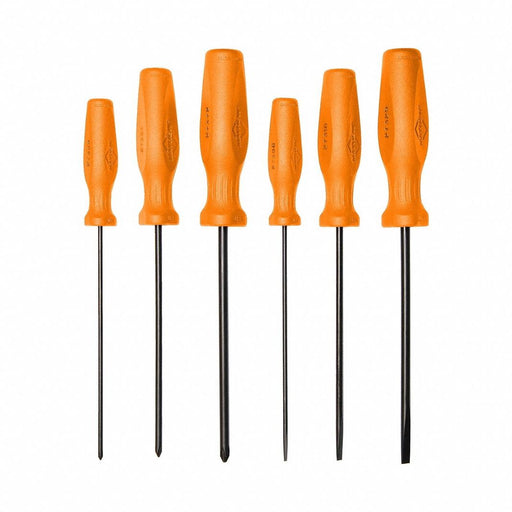 Screwdriver Set 6 pcs. Orange 16 in L