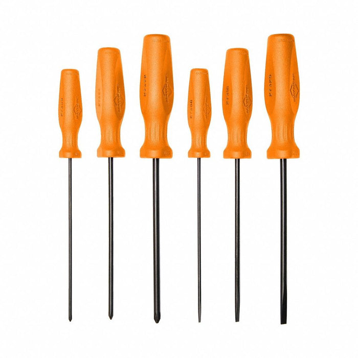 Screwdriver Set 6 pcs. Orange 16 in L