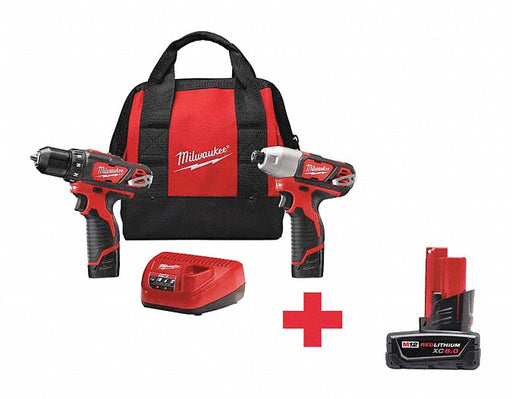 Cordless Combination Kit 2 Tools 12V DC