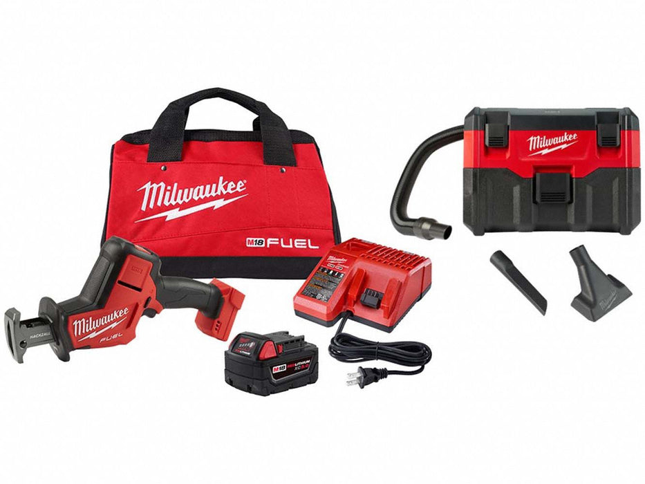 M18 FUEL HACKZALL KIT + M18 2GAL VACUUM