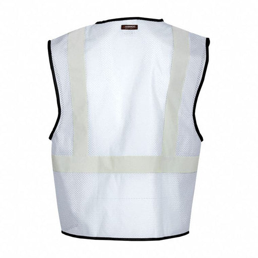 Safety Vest White Size 4XL/5XL