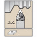 Indexable Toolholder DDNN 