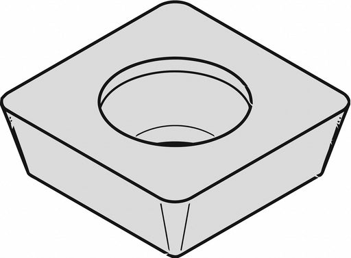 Square Milling Insert 12.70mm Carbide