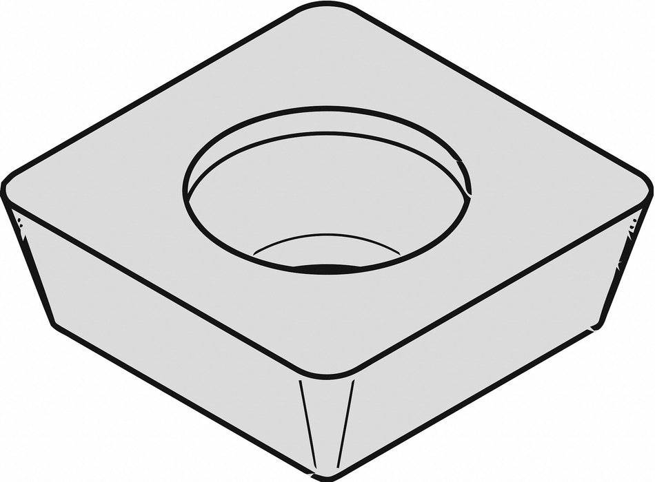Square Milling Insert 12.70mm Carbide
