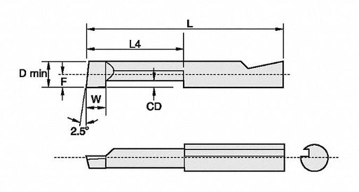A/B Grooving Insert AGD12504 CG5