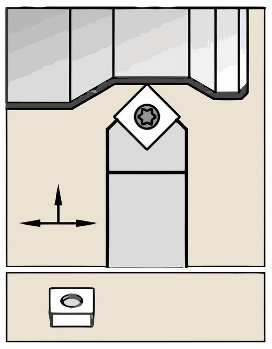 Indexable Toolholder SSDC 