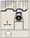 Indexable Toolholder CRDN 