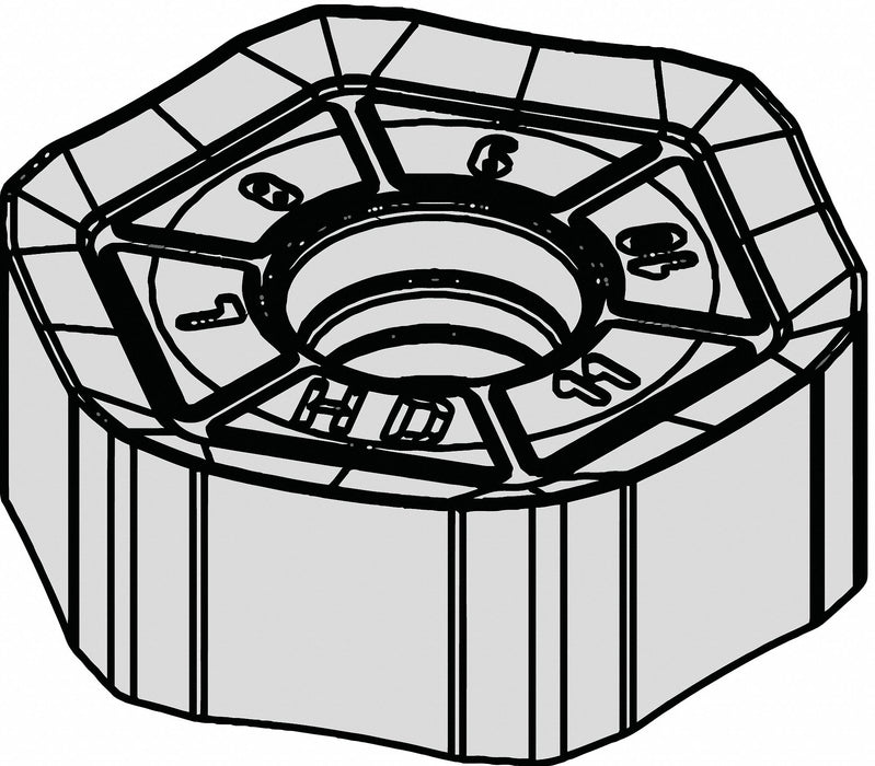 Hex Milling Insert 8.50mm Carbide