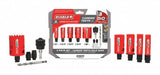 Hole Saw Set 9pcs Sizes 1 -2 