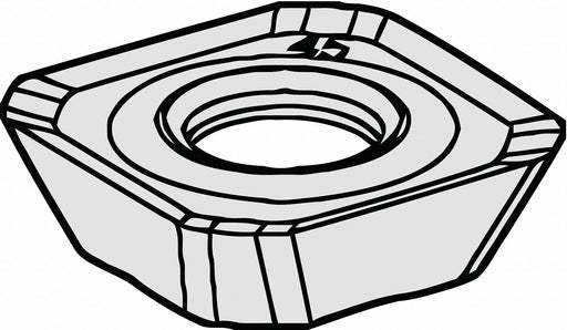 Square Milling Insert 13.41mm Carbide