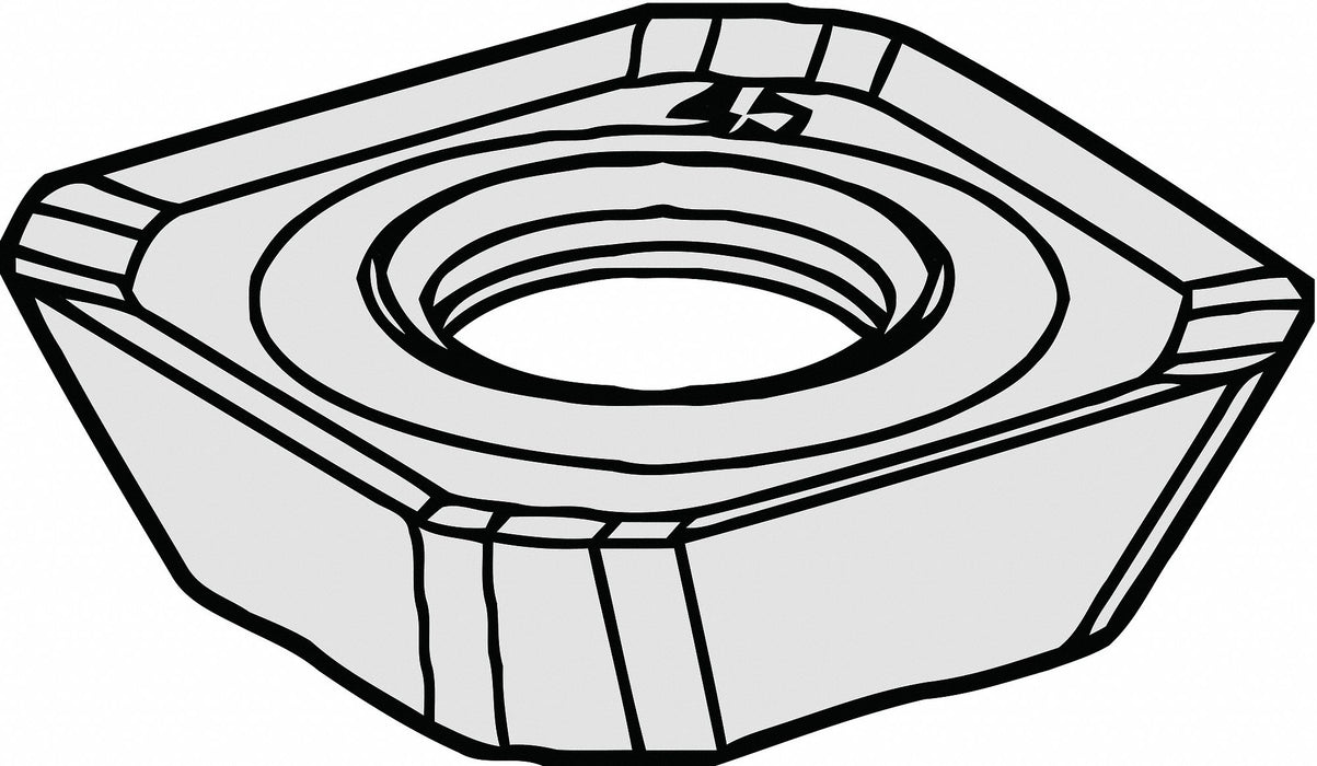 Square Milling Insert 13.41mm Carbide