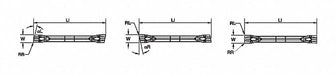 Grooving/Parting Insert WMT-CM-W Carbide
